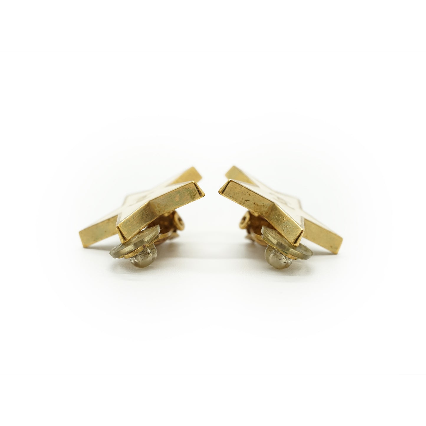 CC Logo Star Clip-On Earrings GP
