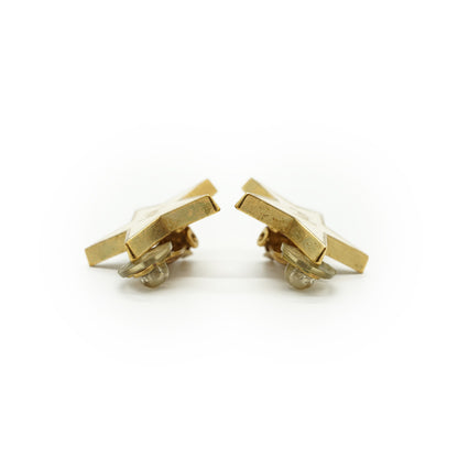 CC Logo Star Clip-On Earrings GP