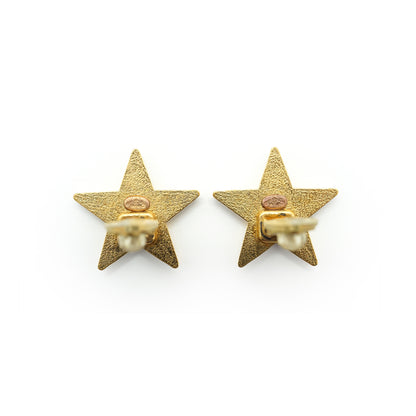 CC Logo Star Clip-On Earrings GP
