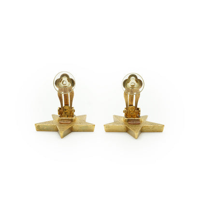 CC Logo Star Clip-On Earrings GP