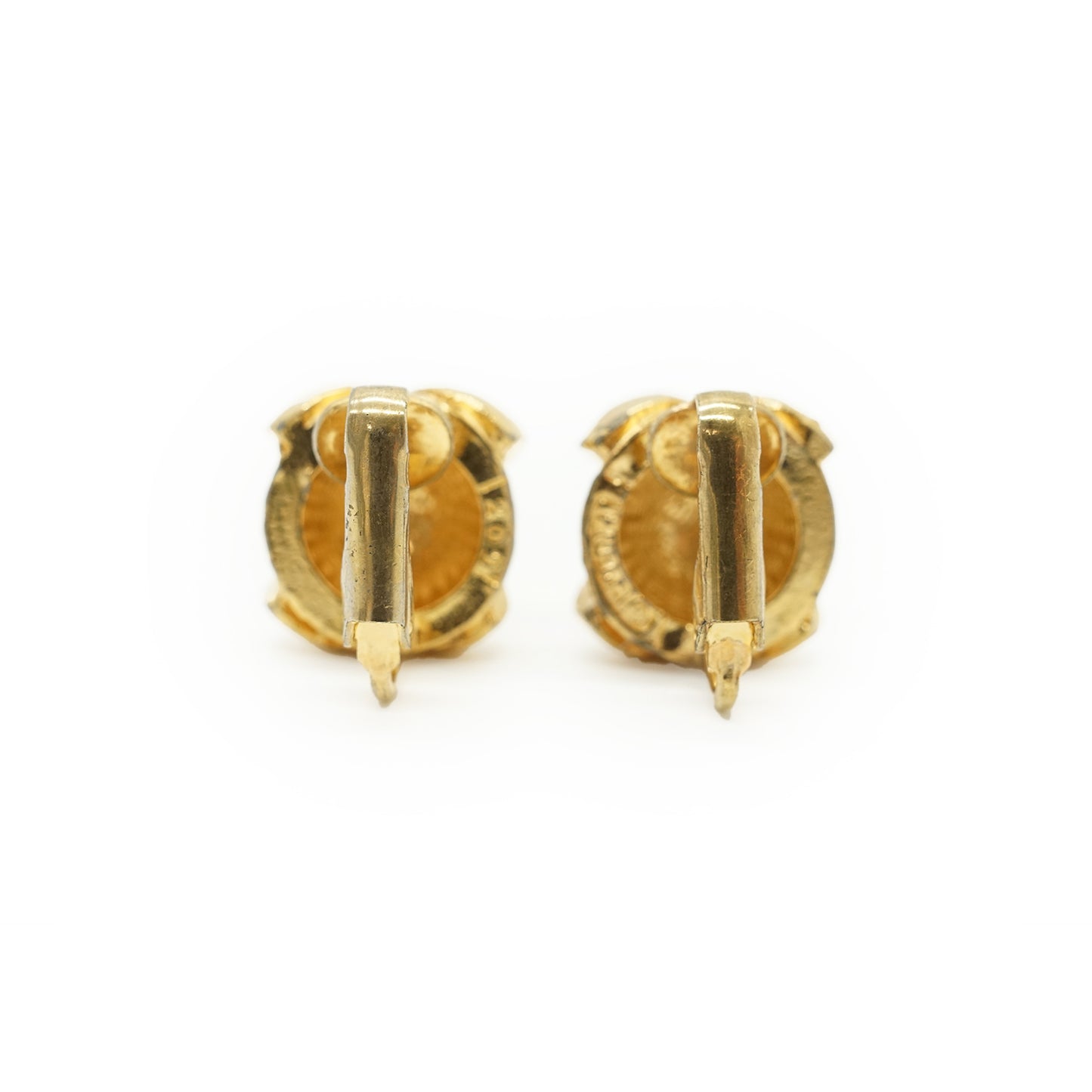 Vintage CC Round Clip-on Earrings