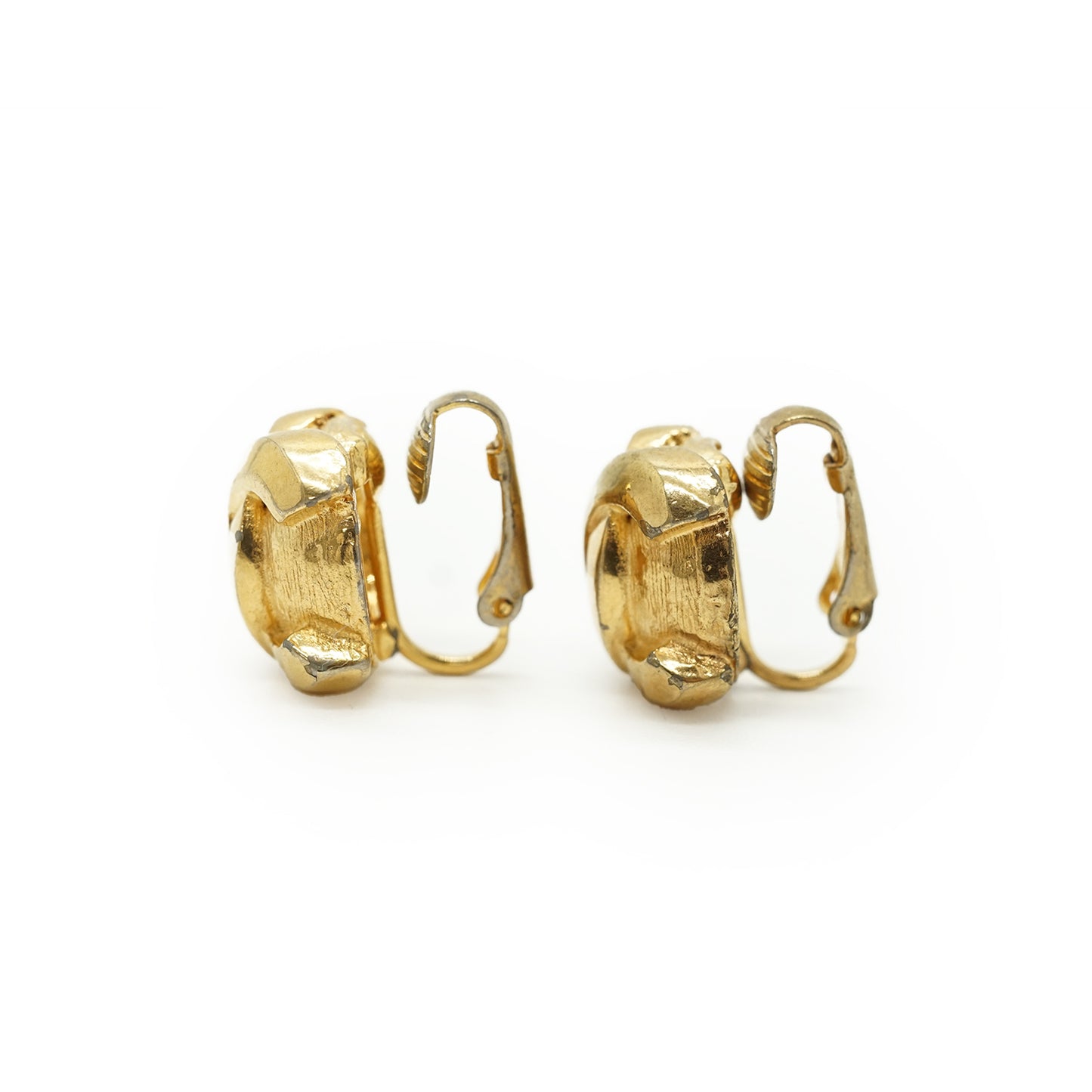 Vintage CC Round Clip-on Earrings