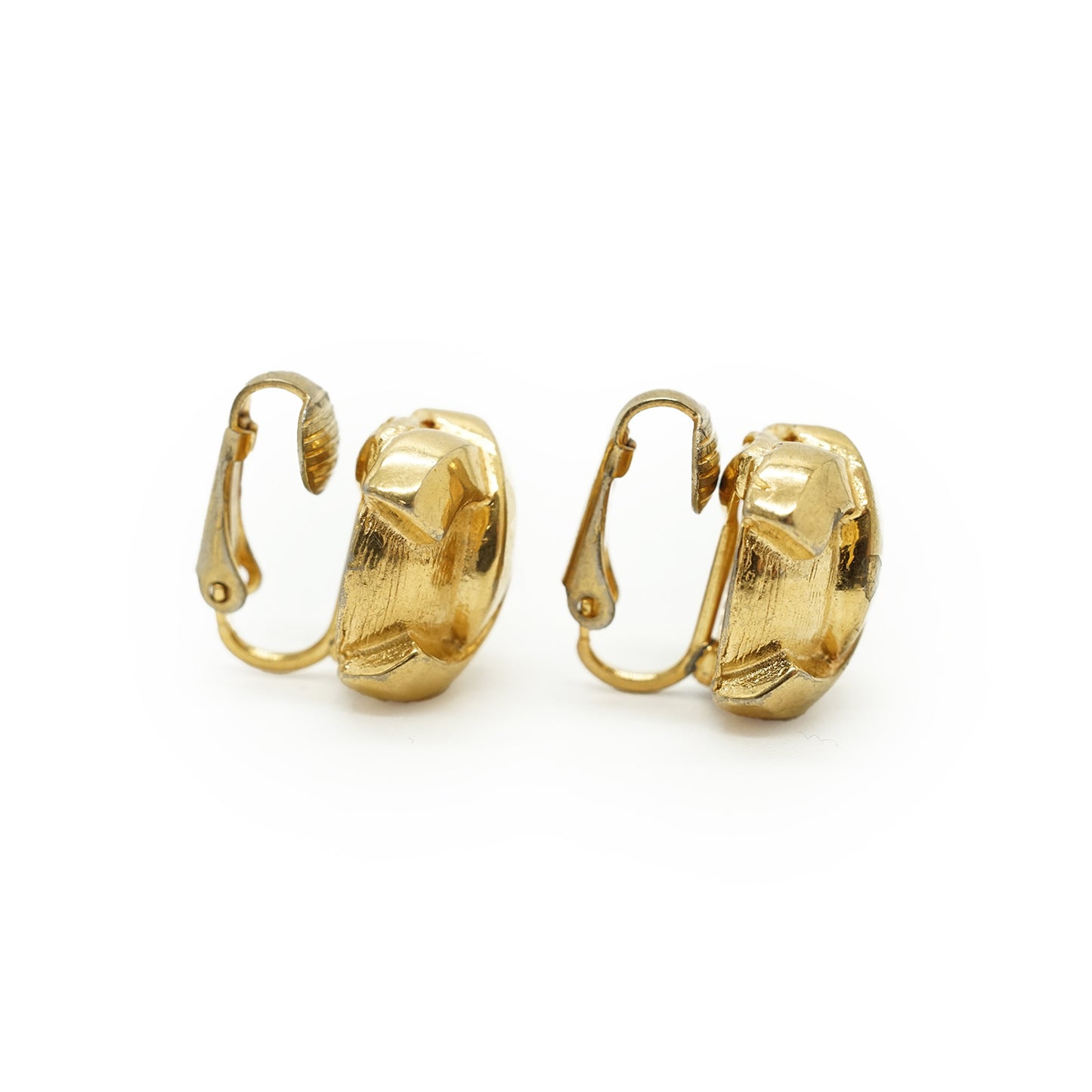 Vintage CC Round Clip-on Earrings
