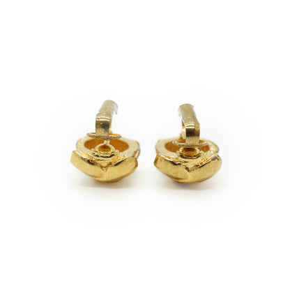 Vintage CC Round Clip-on Earrings