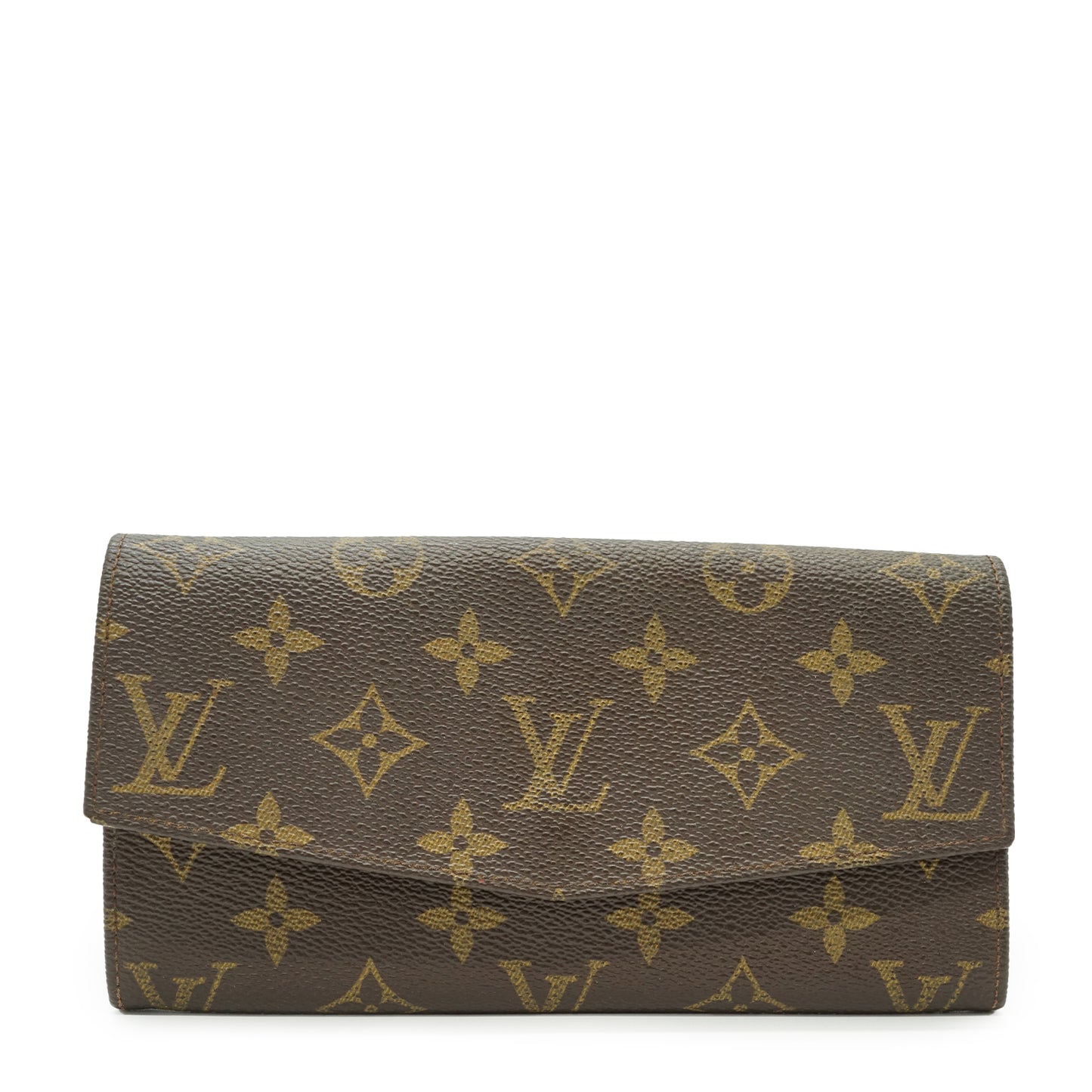 Vintage Monogram Sarah V Flap Long Wallet