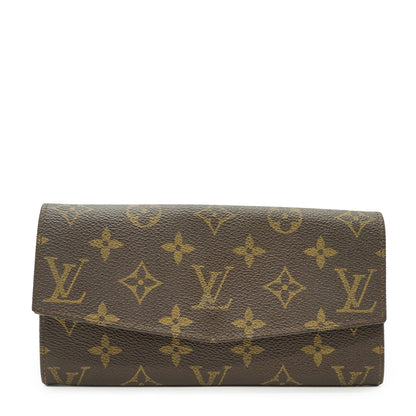 Vintage Monogram Sarah V Flap Long Wallet