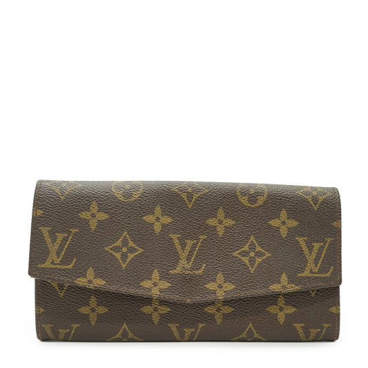 Vintage Monogram Sarah V Flap Long Wallet