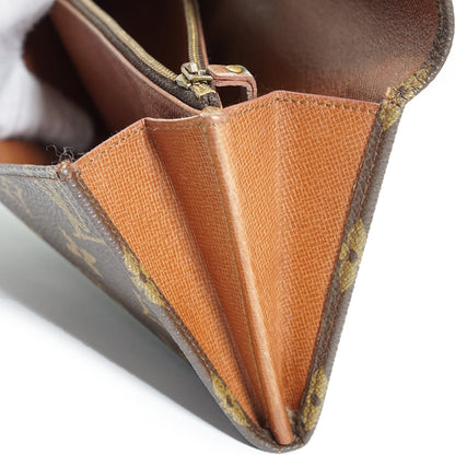 Vintage Monogram Sarah V Flap Long Wallet