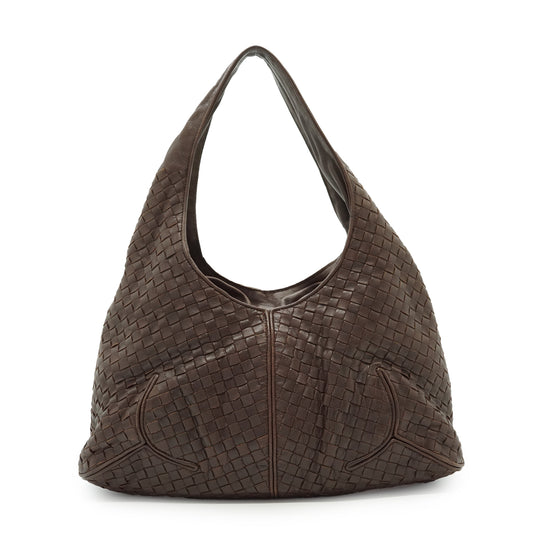Intrecciato Ball Hobo Bag