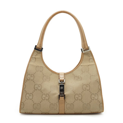 Vintage Jackie Jumbo GG Canvas Shoulder Bag