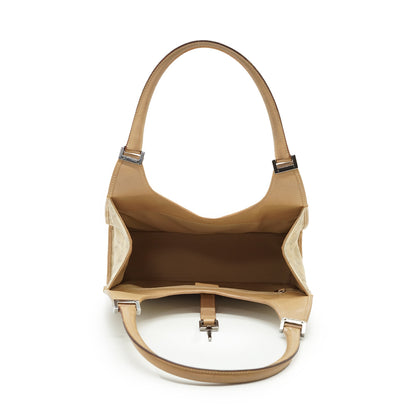 Vintage Jackie Jumbo GG Canvas Shoulder Bag