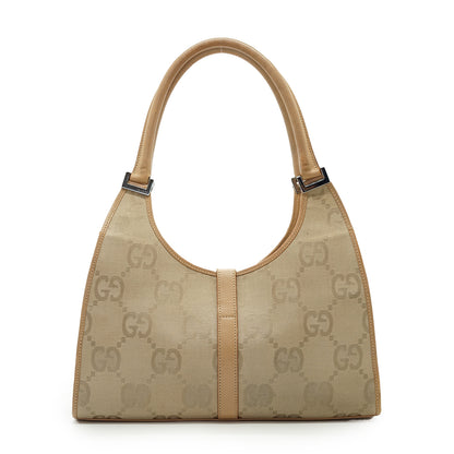 Vintage Jackie Jumbo GG Canvas Shoulder Bag