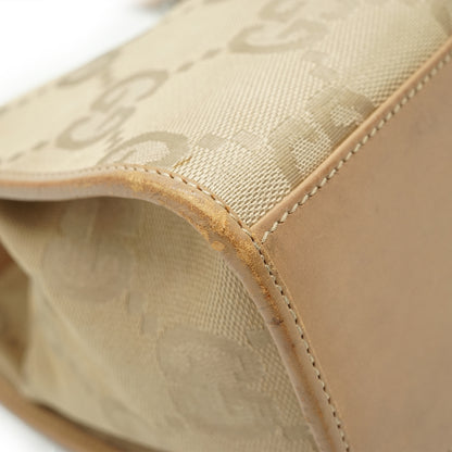 Vintage Jackie Jumbo GG Canvas Shoulder Bag