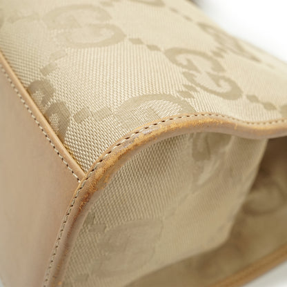 Vintage Jackie Jumbo GG Canvas Shoulder Bag