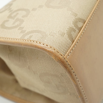 Vintage Jackie Jumbo GG Canvas Shoulder Bag