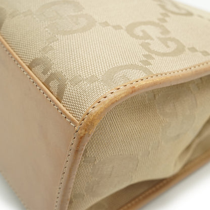 Vintage Jackie Jumbo GG Canvas Shoulder Bag