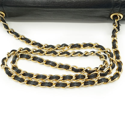Vintage Lambskin Mademoiselle V-Stitching Chain Shoulder Bag