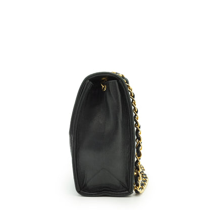 Vintage Lambskin Mademoiselle V-Stitching Chain Shoulder Bag