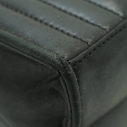 Vintage Lambskin Mademoiselle V-Stitching Chain Shoulder Bag