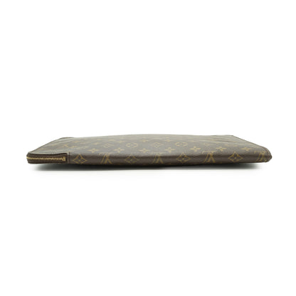 Monogram Poche Documents Business Clutch Bag