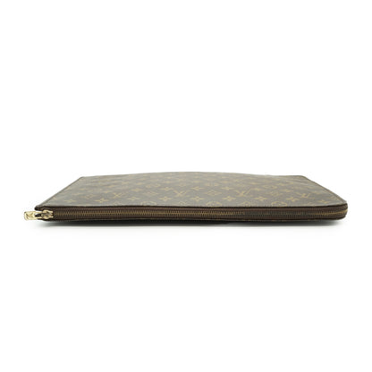 Monogram Poche Documents Business Clutch Bag