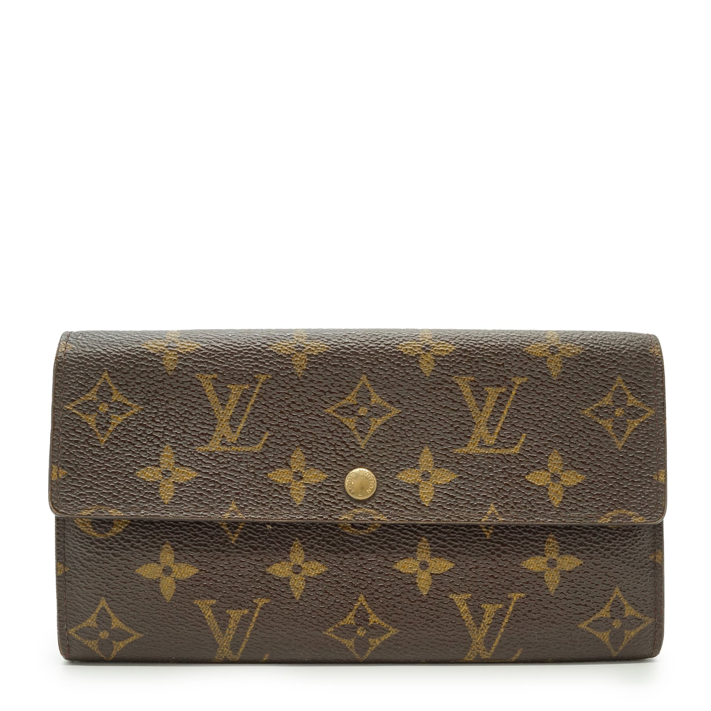 Monogram Porte Monnaie Credit Long Wallet