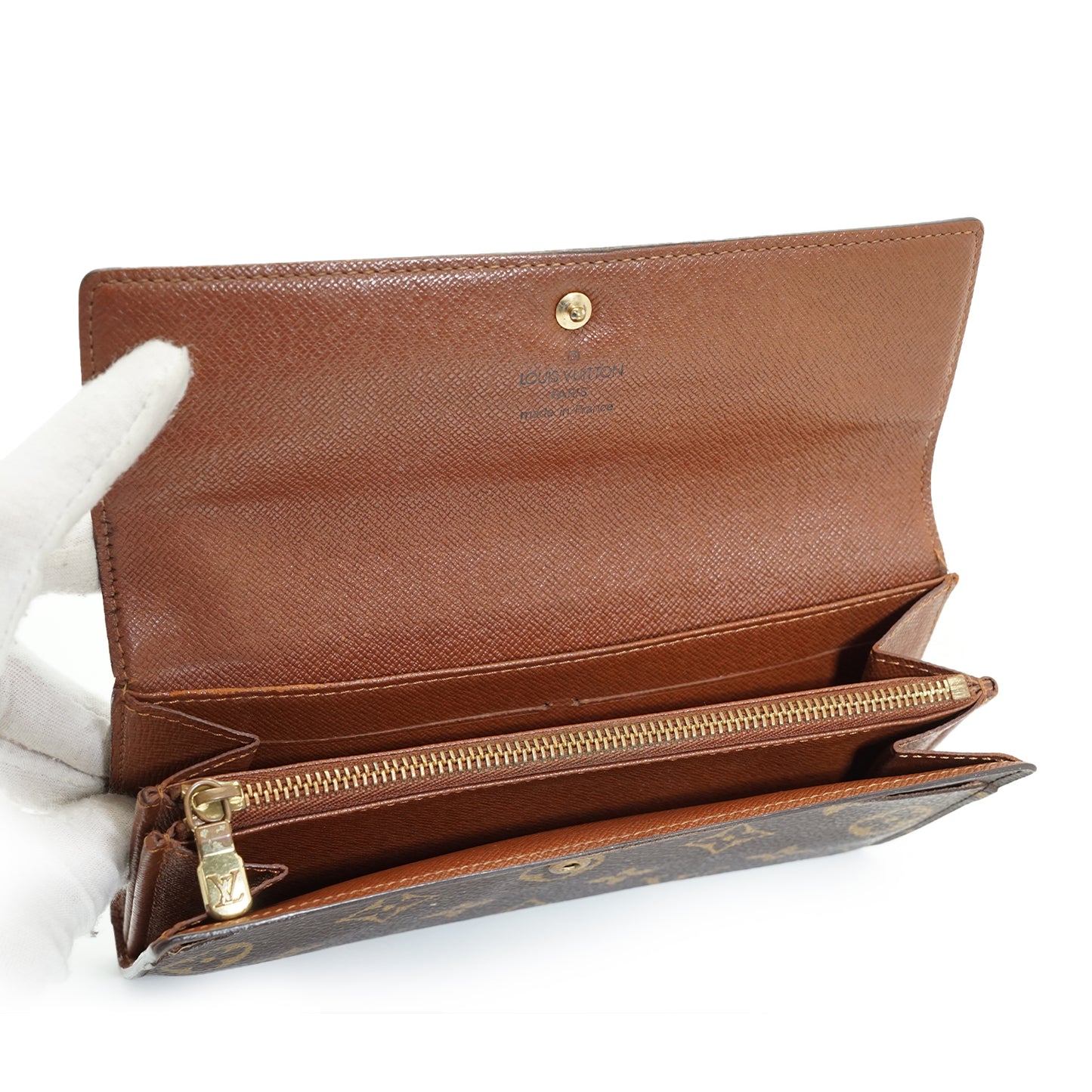 Monogram Porte Monnaie Credit Long Wallet