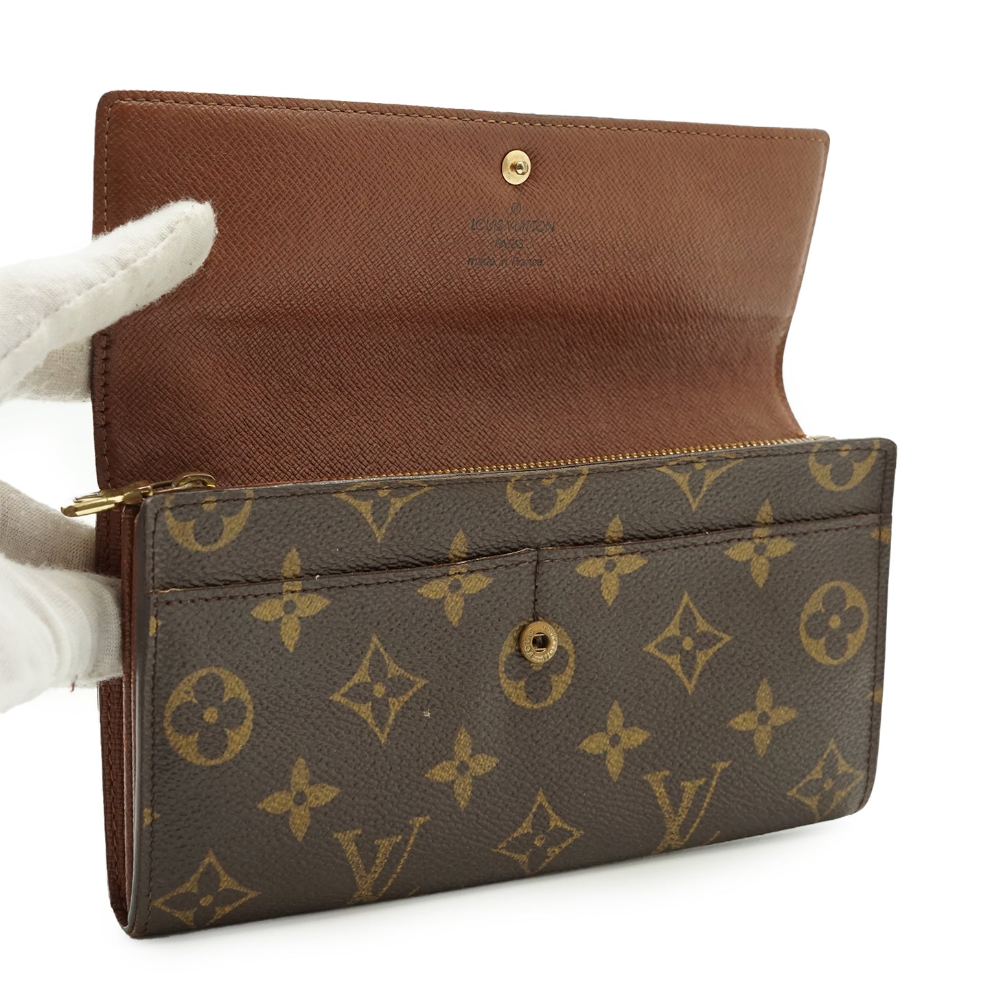 Monogram Porte Monnaie Credit Long Wallet