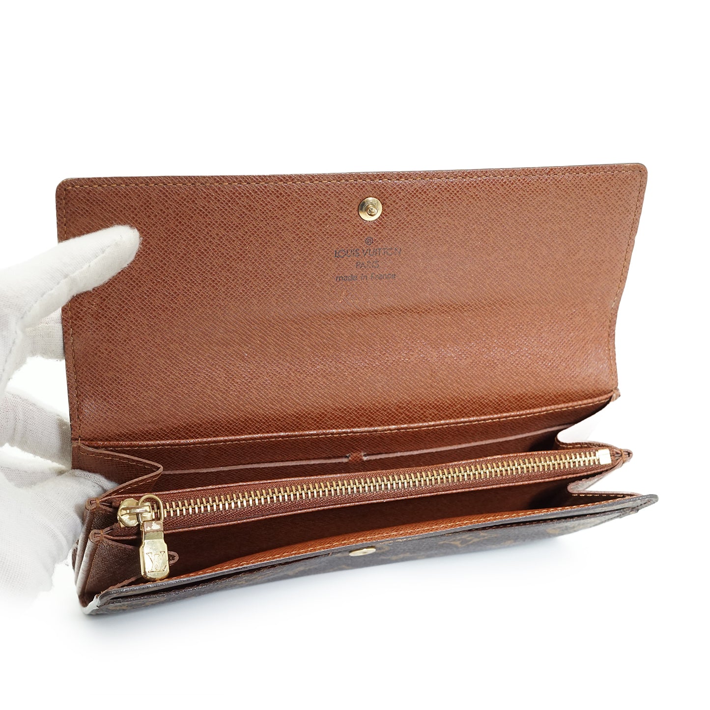 Monogram Porte Monnaie Credit Long Wallet