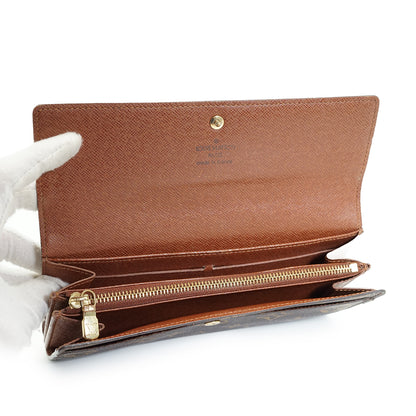 Monogram Porte Monnaie Credit Long Wallet