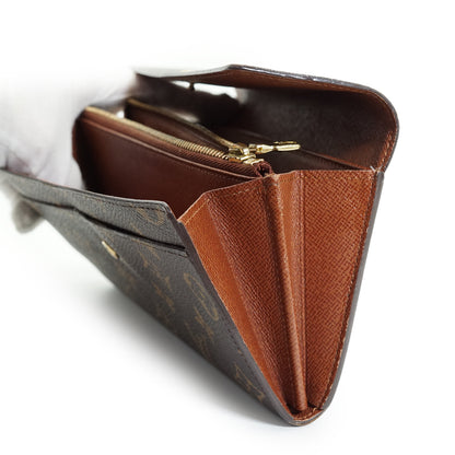 Monogram Porte Monnaie Credit Long Wallet
