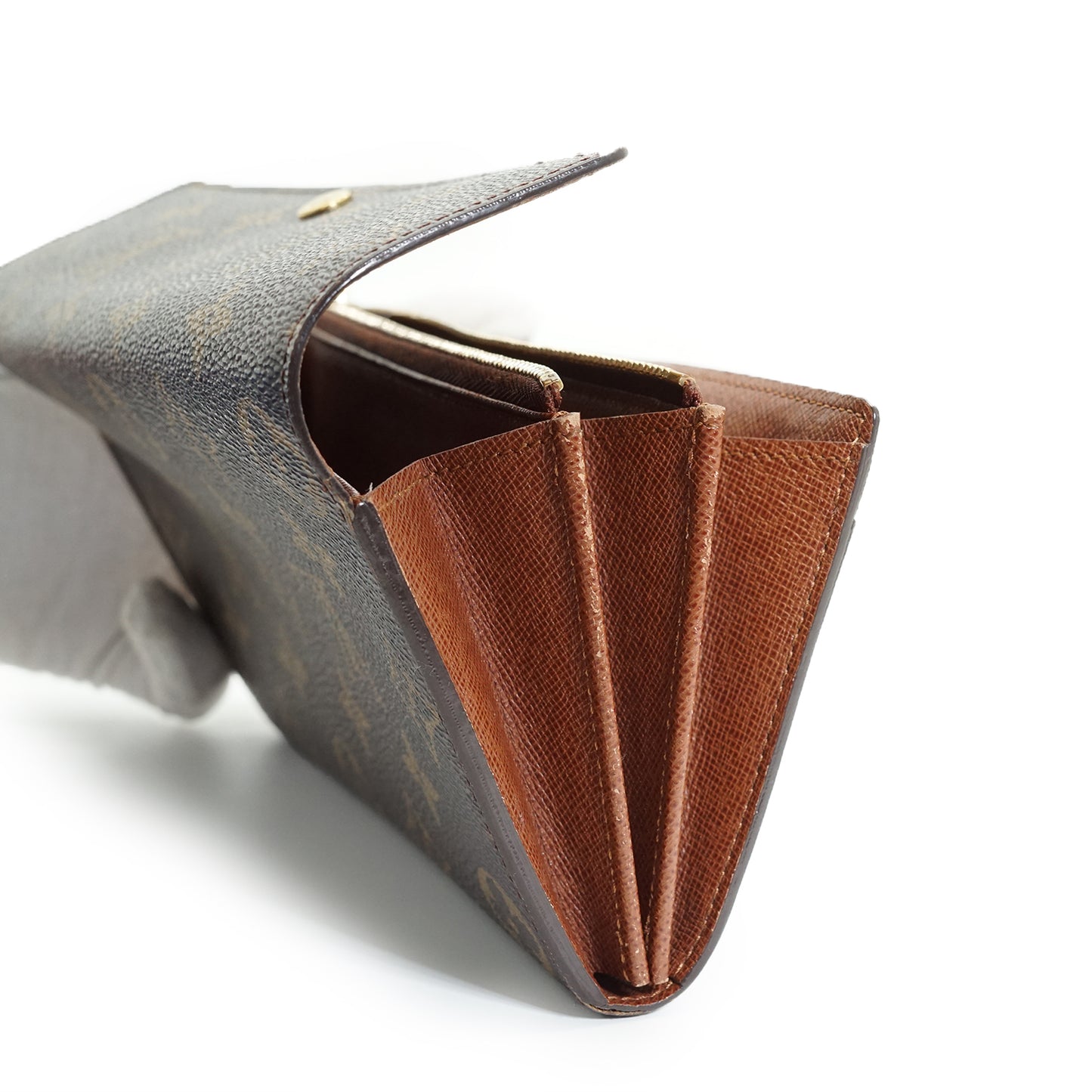 Monogram Porte Monnaie Credit Long Wallet