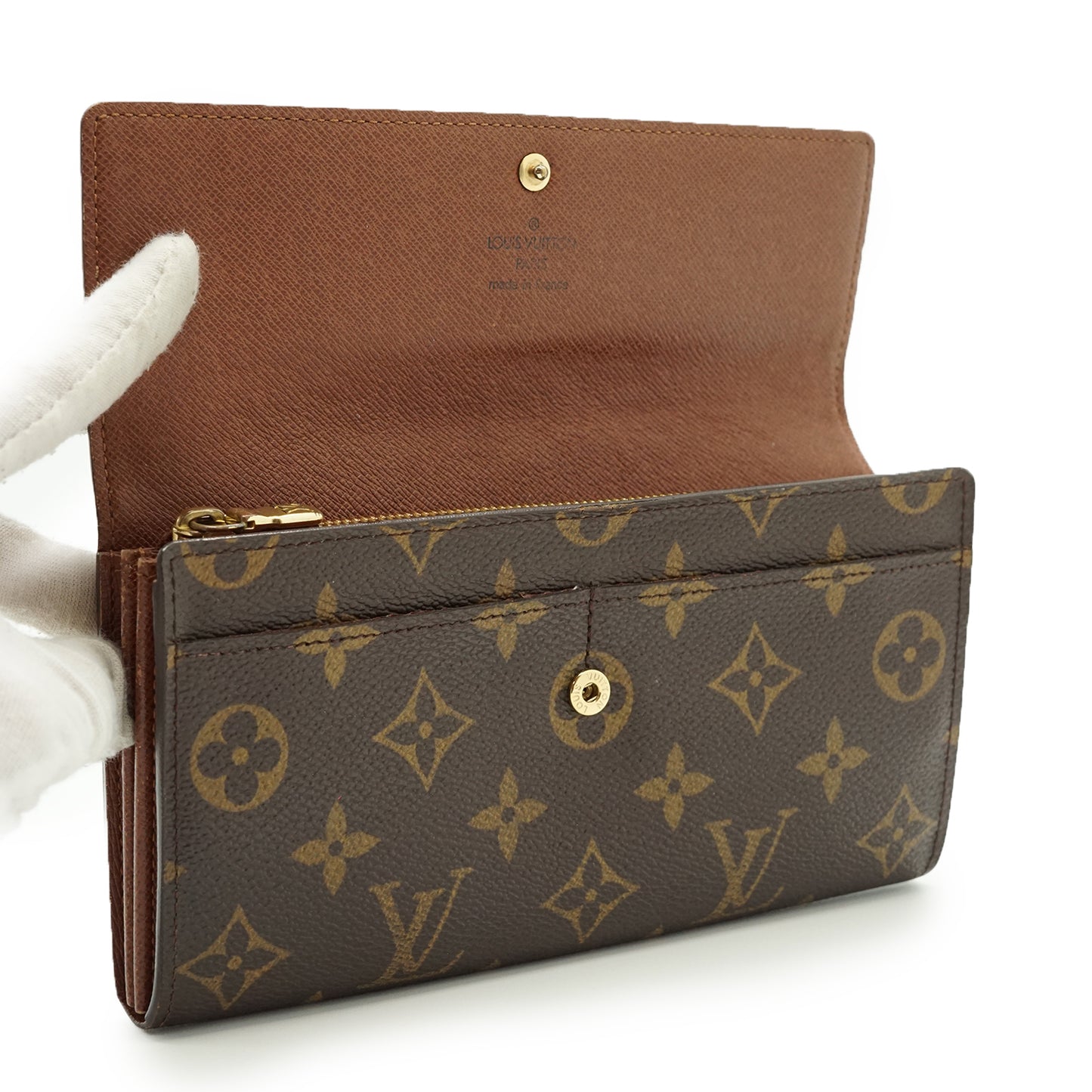 Monogram Porte Monnaie Credit Long Wallet