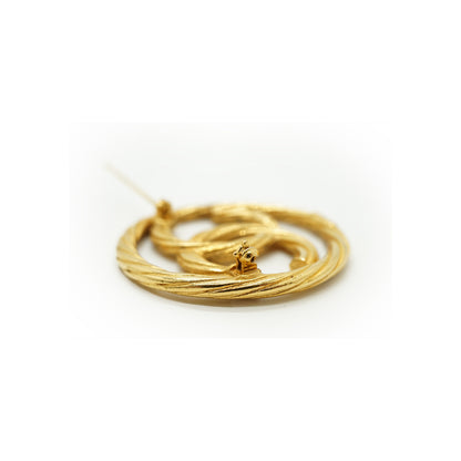 CC Twisted Cut-out Brooch
