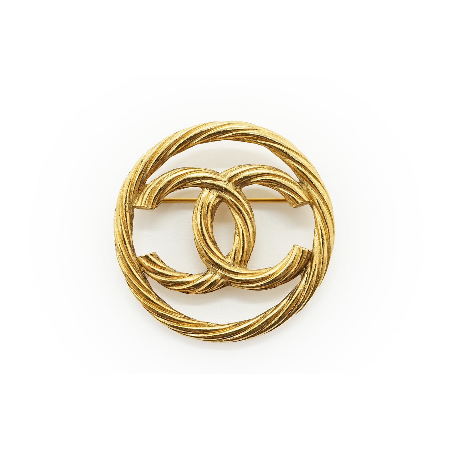 CC Twisted Cut-out Brooch