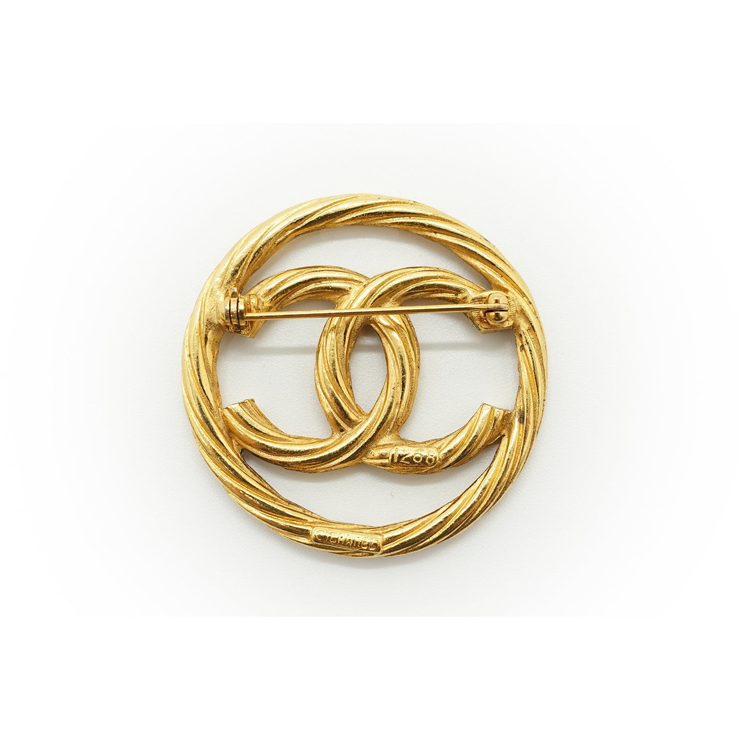 CC Twisted Cut-out Brooch