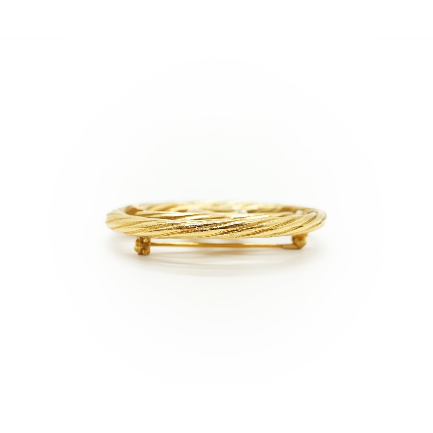 CC Twisted Cut-out Brooch
