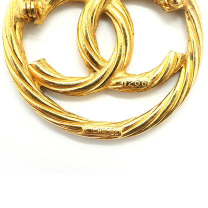 CC Twisted Cut-out Brooch