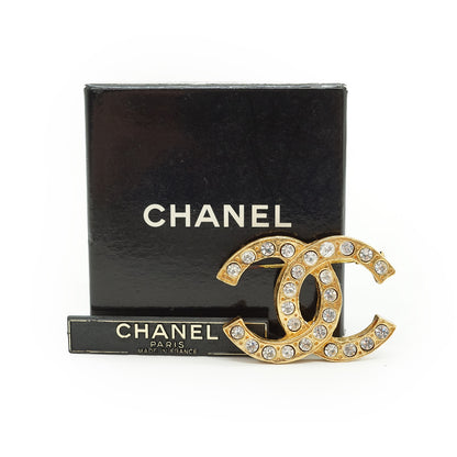 CC Rhinestone Brooch