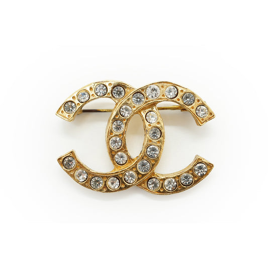 CC Rhinestone Brooch