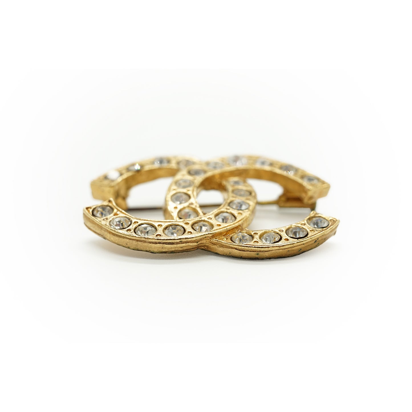 CC Rhinestone Brooch