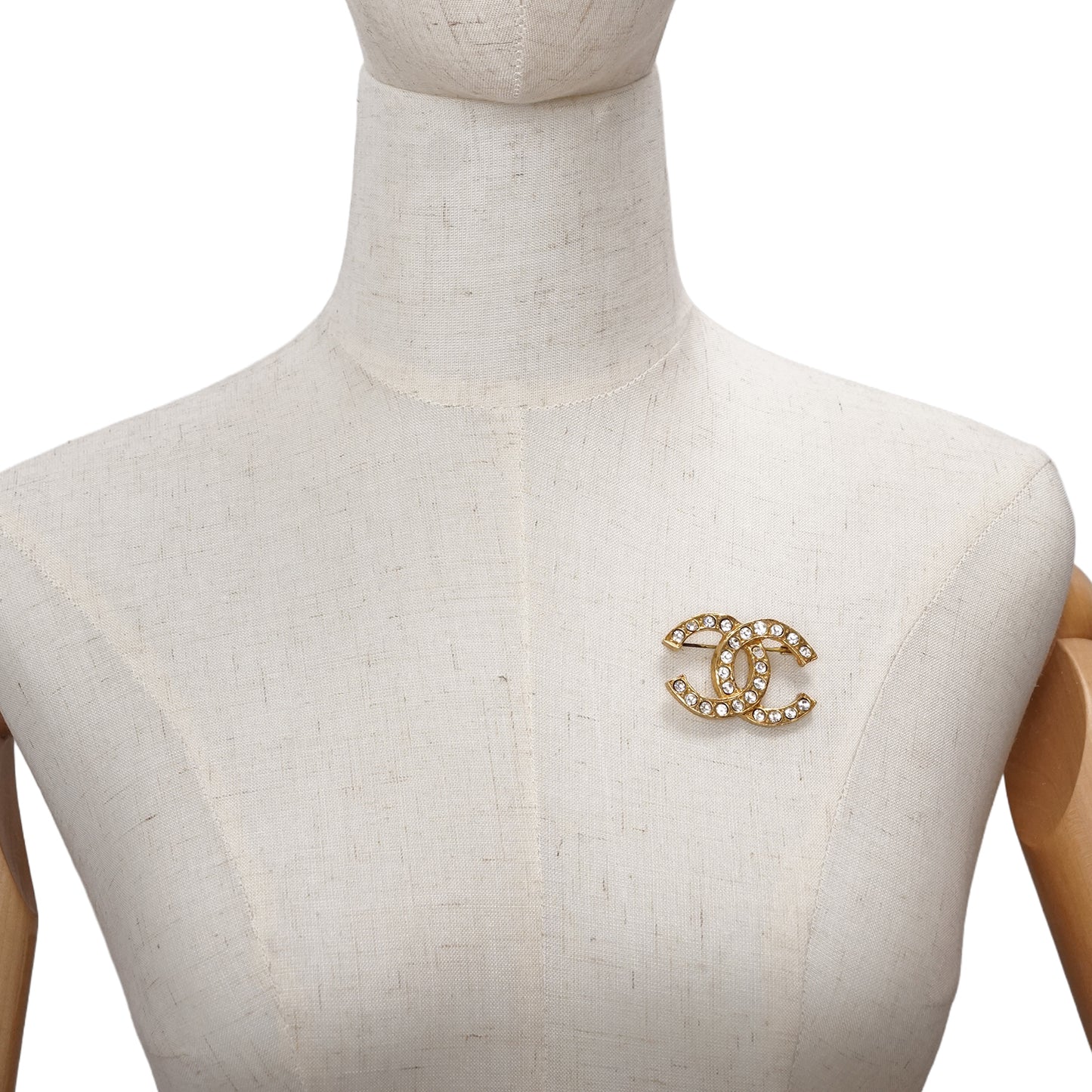 CC Rhinestone Brooch