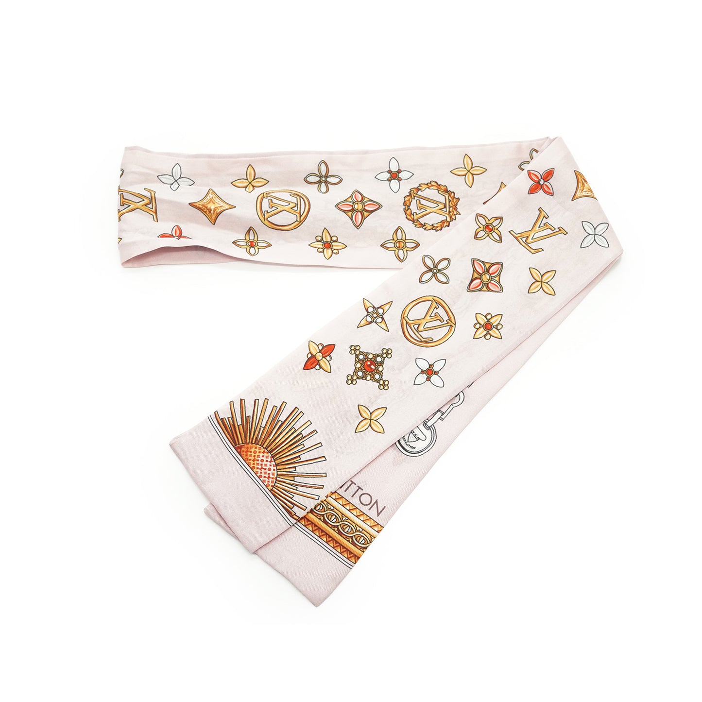 Monogram Bandeau Vendome Silk Scarf
