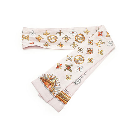 Monogram Bandeau Vendome Silk Scarf