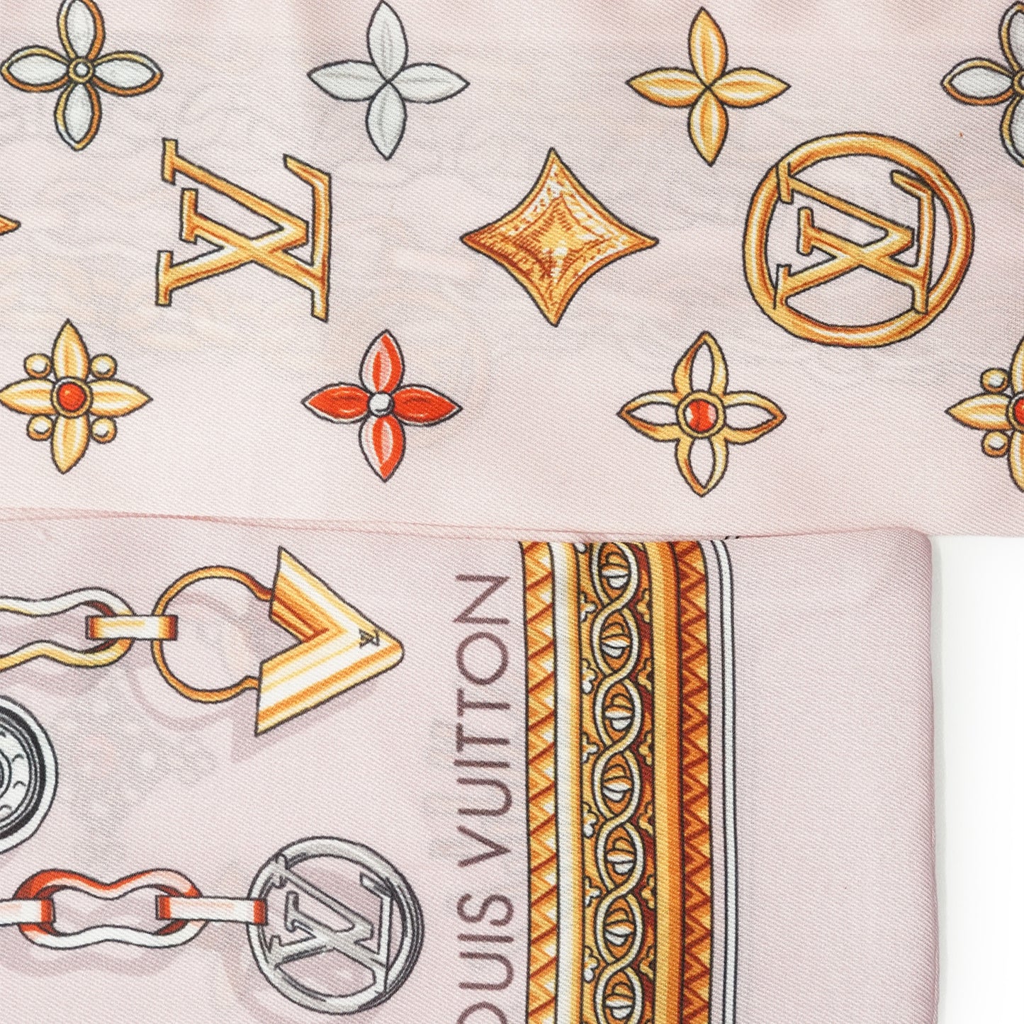 Monogram Bandeau Vendome Silk Scarf