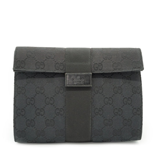 GG Canvas Velcro Pouch