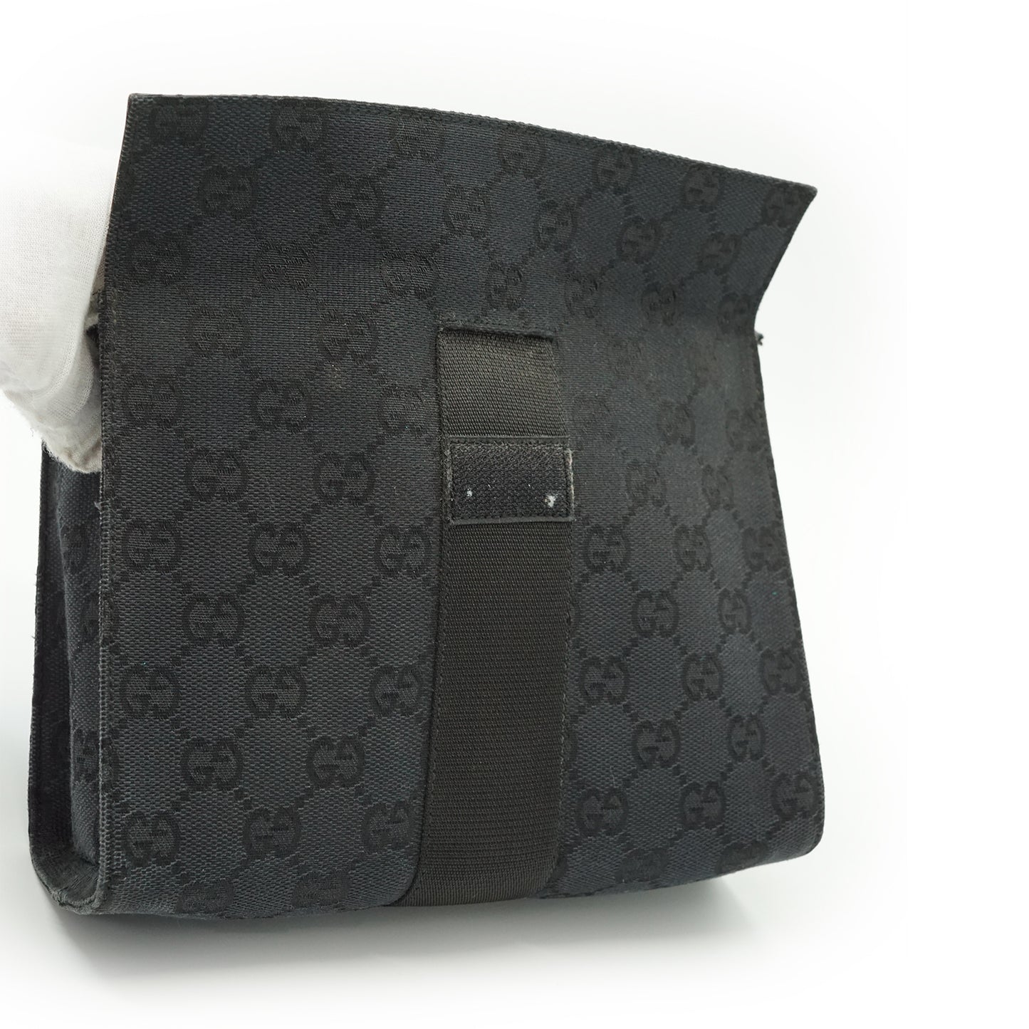 GG Canvas Velcro Pouch