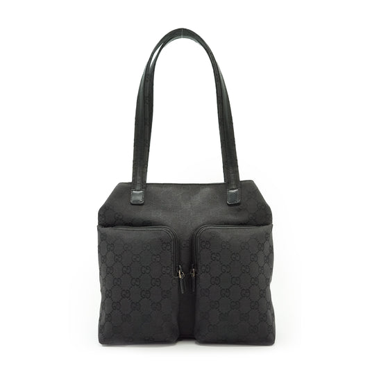 GG Canvas Front Pocket Tote