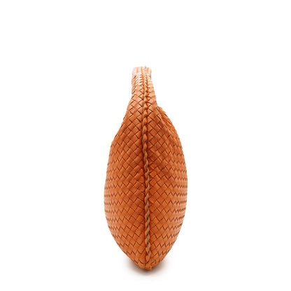 Intrecciato Woven Nappa Campana Large Hobo Bag