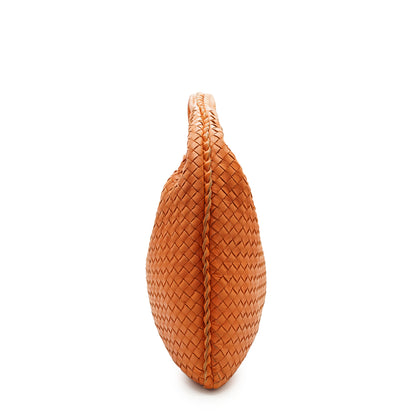 Intrecciato Woven Nappa Campana Large Hobo Bag
